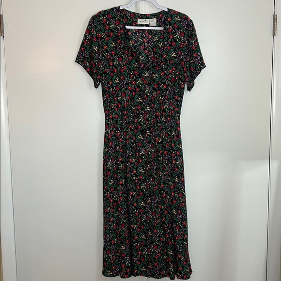 Vintage Liz Claiborne Floral Dress - Picture 2 of 7